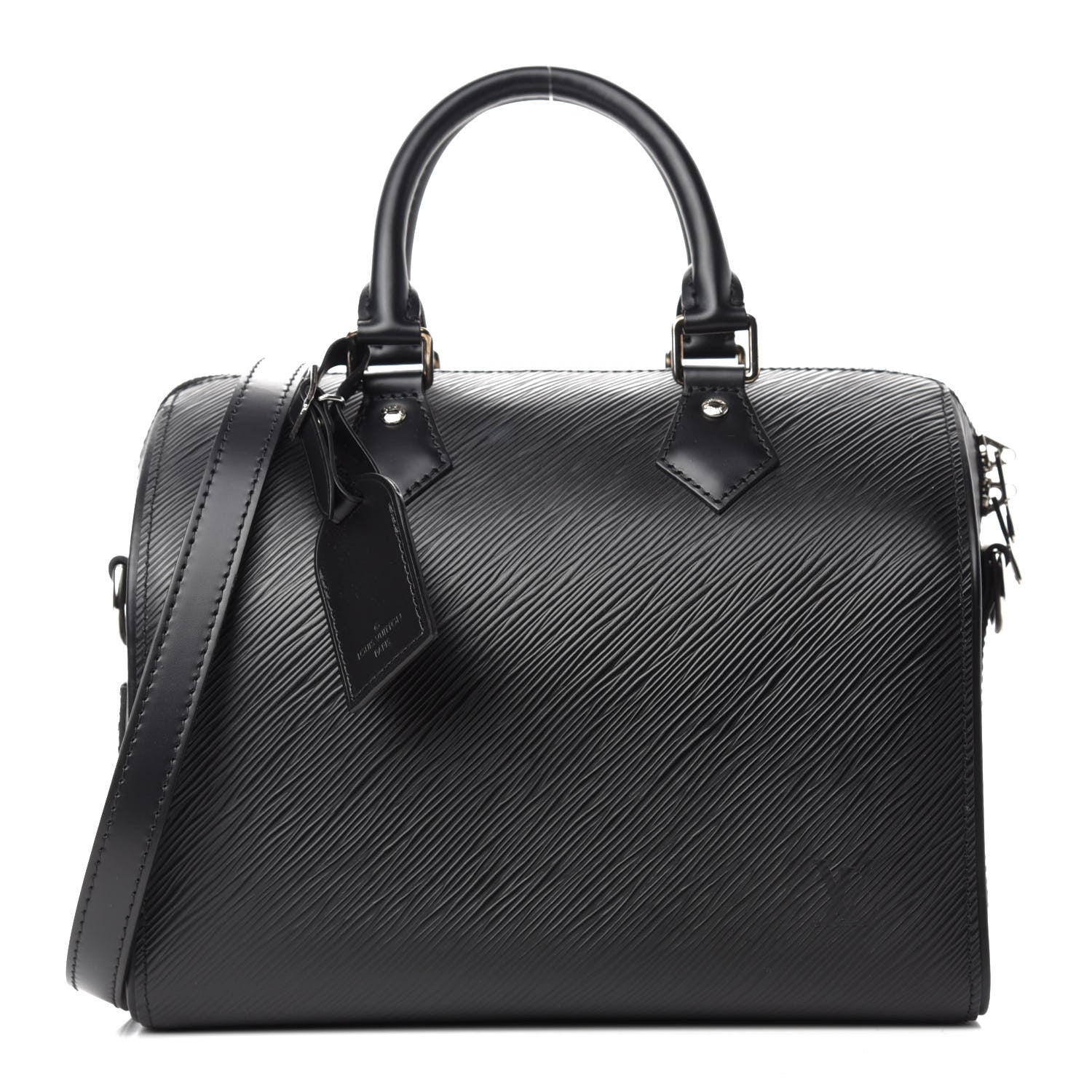 Louis Vuitton Epi Speedy Bandouliere 25 Black 1 of 10