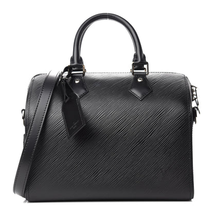 Louis Vuitton Epi Speedy Bandouliere 25 Black 1 of 10