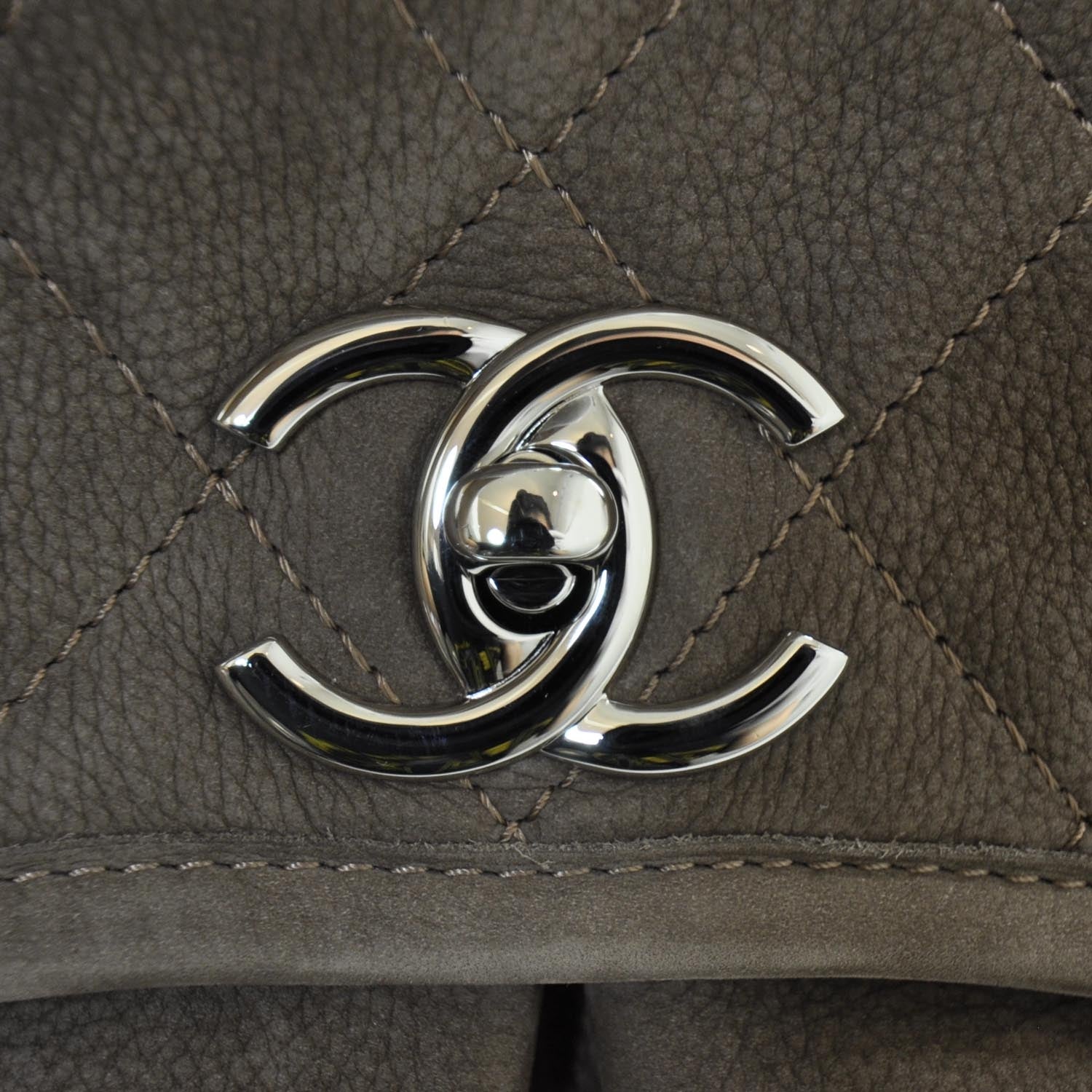 Chanel Ultra Soft Suede Calfskin Natural Beauty Large Flap Bag 12 of 12
