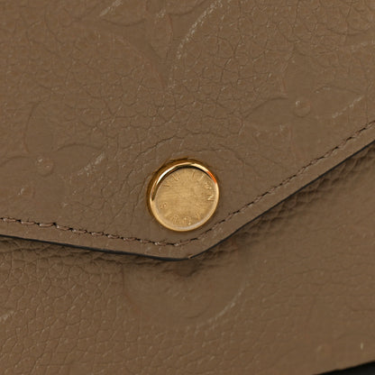 Louis Vuitton Empreinte Pochette Felicie Chain Wallet Tourterelle 12 of 13