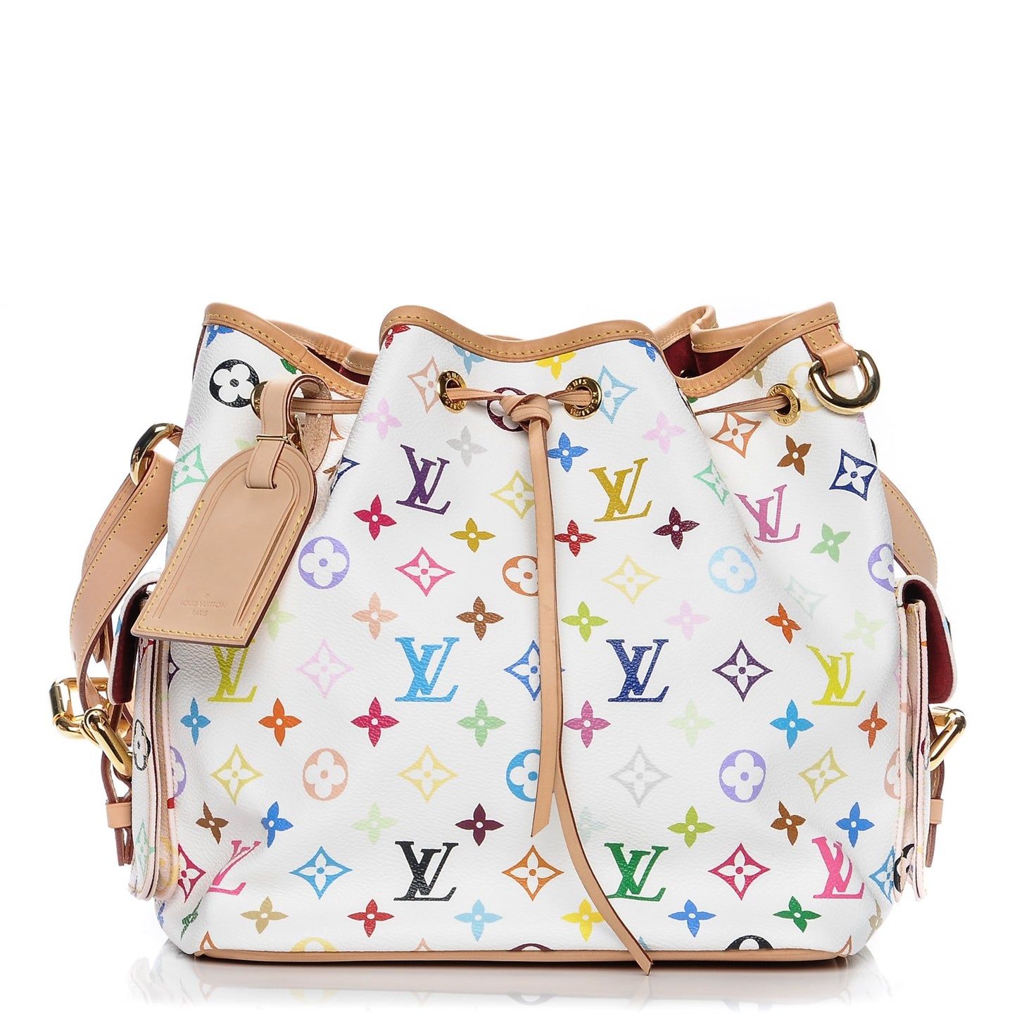 Monogram Multicolor Petit Noe White
