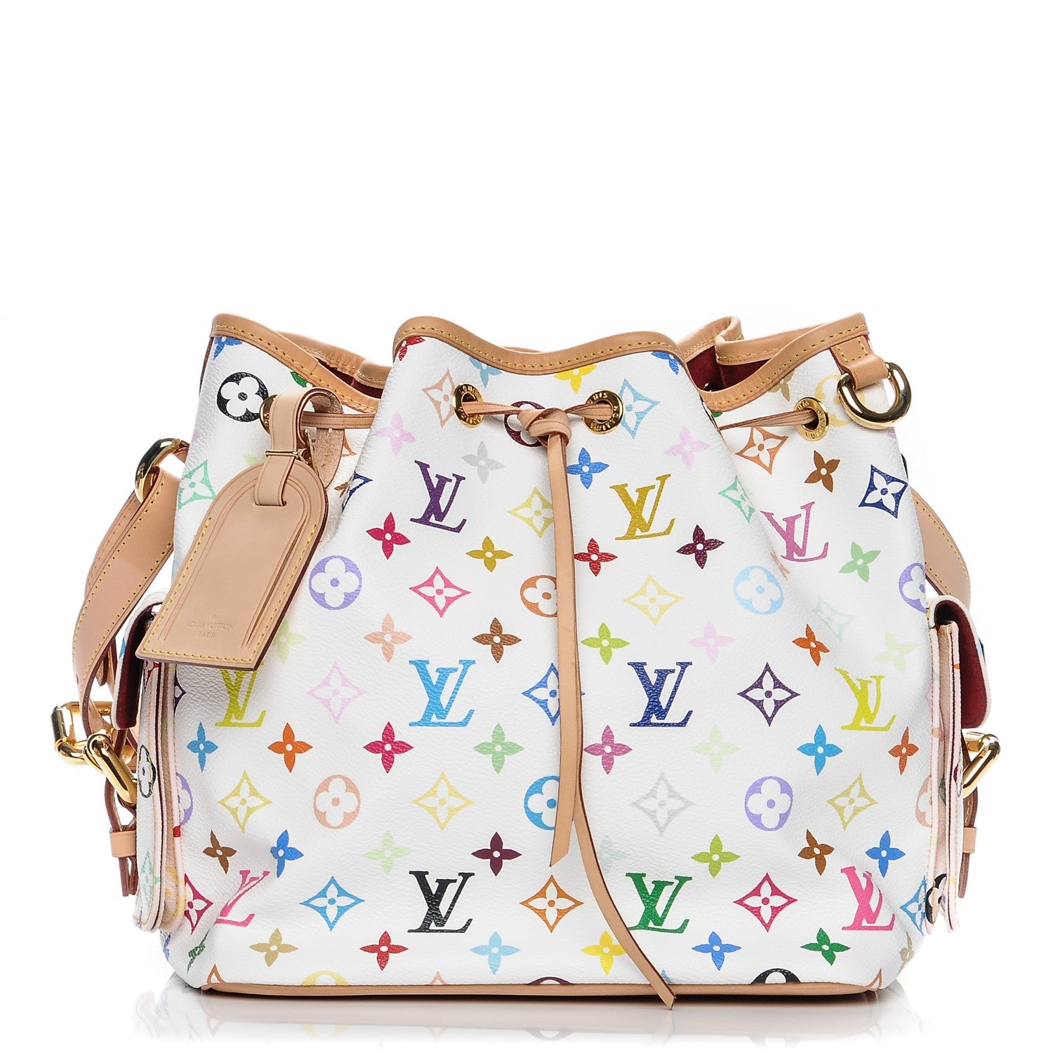 Louis Vuitton Monogram Multicolor Petit Noe White 1 of 8