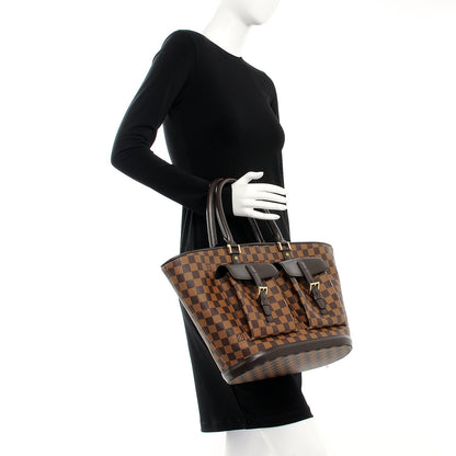 Louis Vuitton Damier Ebene Manosque GM 2 of 9