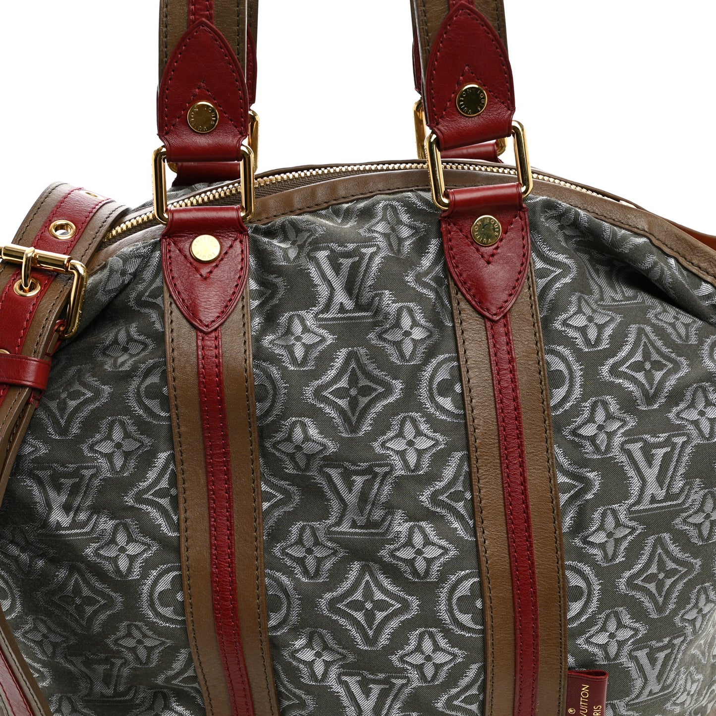 Jacquard Monogram Fabric Aviator Kaki