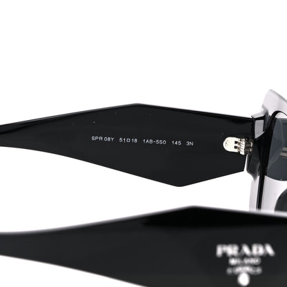 Prada Acetate Symbole Sunglasses SPR 08Y Black 5 of 7