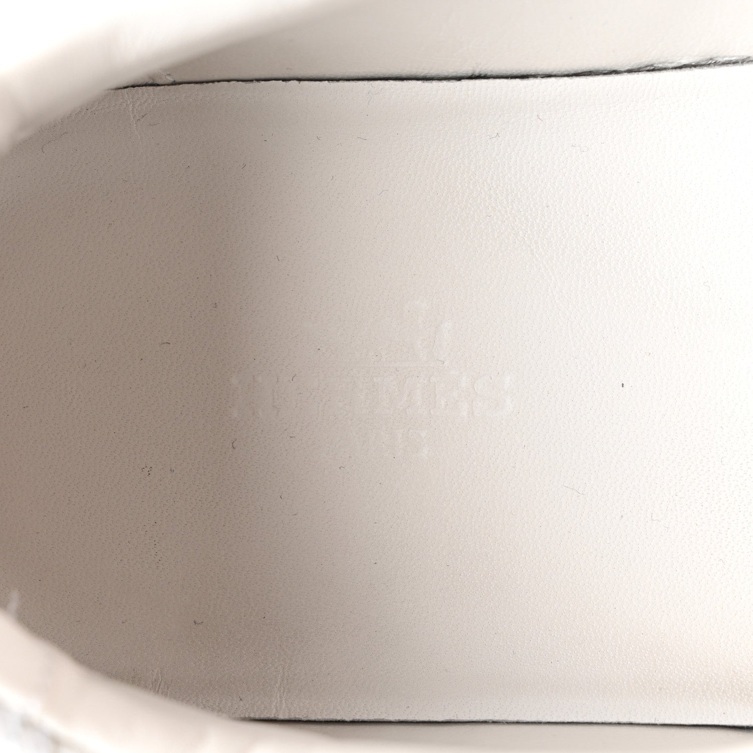 Hermes Calfskin Mens Advantage Sneakers 43 White Black 7 of 13