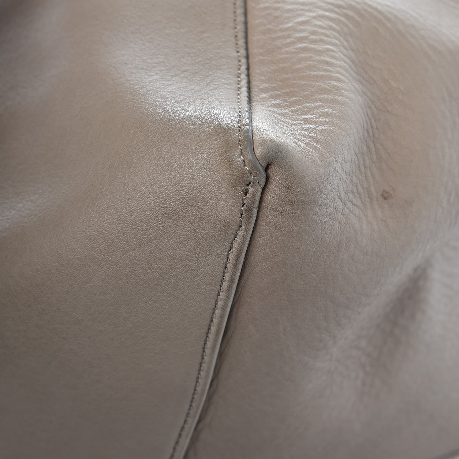 Celine Lambskin Horizontal Cabas Beige 12 of 16