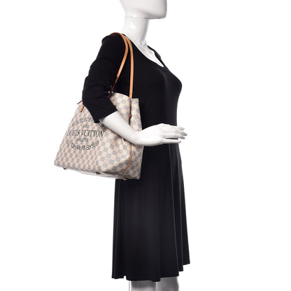 Louis Vuitton Damier Azur Cabas Adventure MM 2 of 13