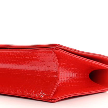 Christian Dior Patent Micro-Cannage Medium Diorama Flap Bag Red 10 of 10