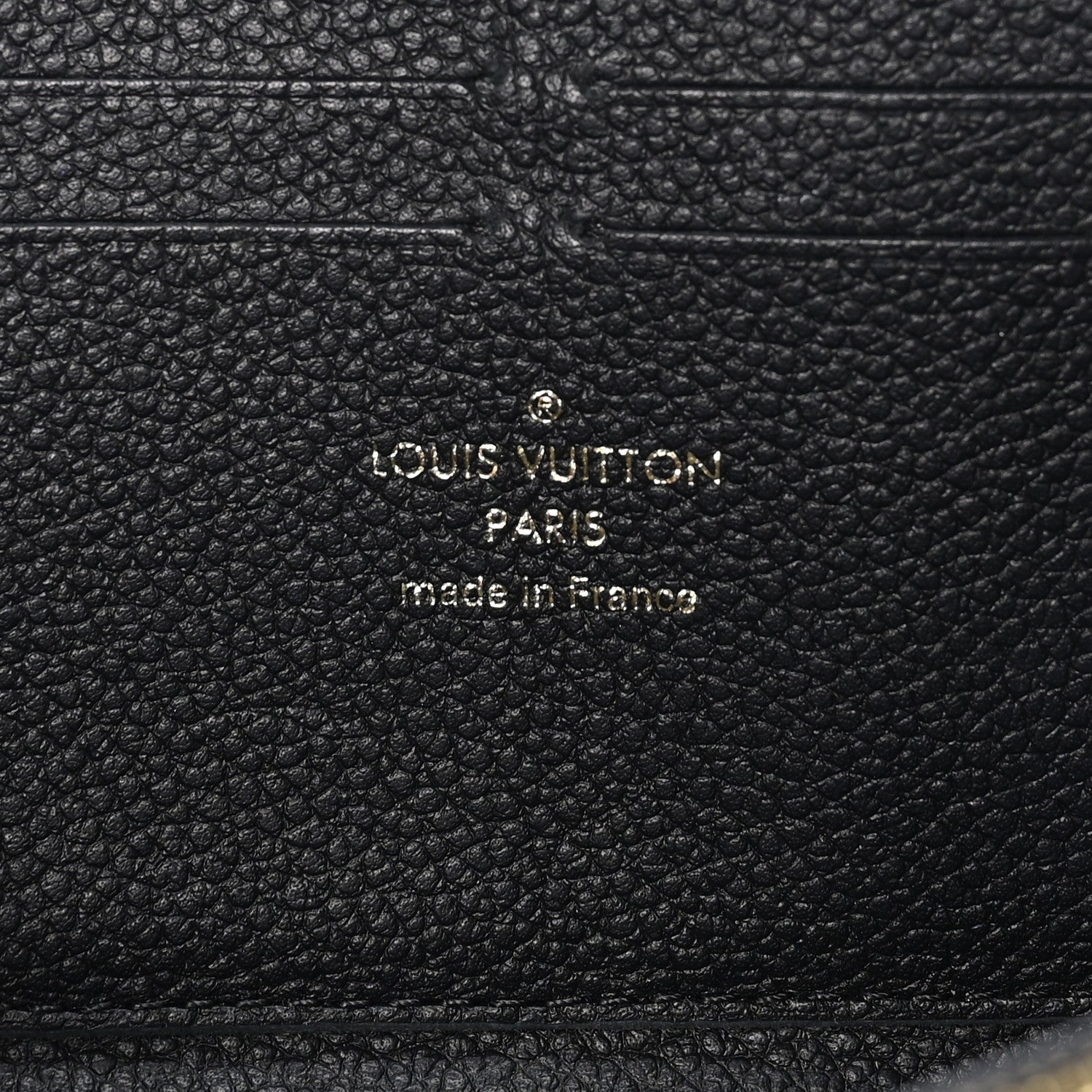 Louis Vuitton Empreinte Clemence Wallet Black 6 of 6