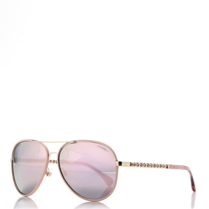 Chanel Pilot Winter Sunglasses 4219 Light Pink 1 of 9