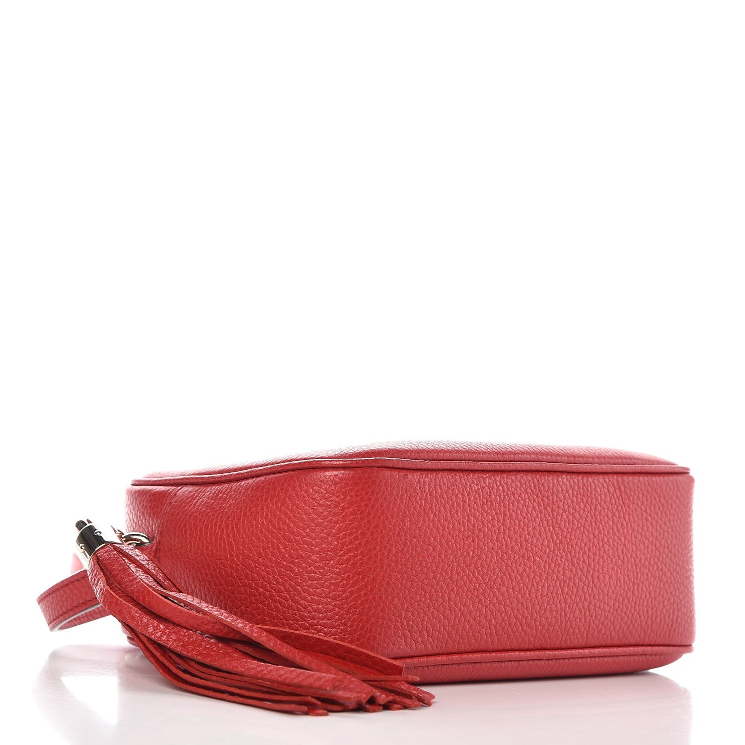 Gucci Pebbled Calfskin Small Soho Disco Bag Vibrant Red 4 of 8