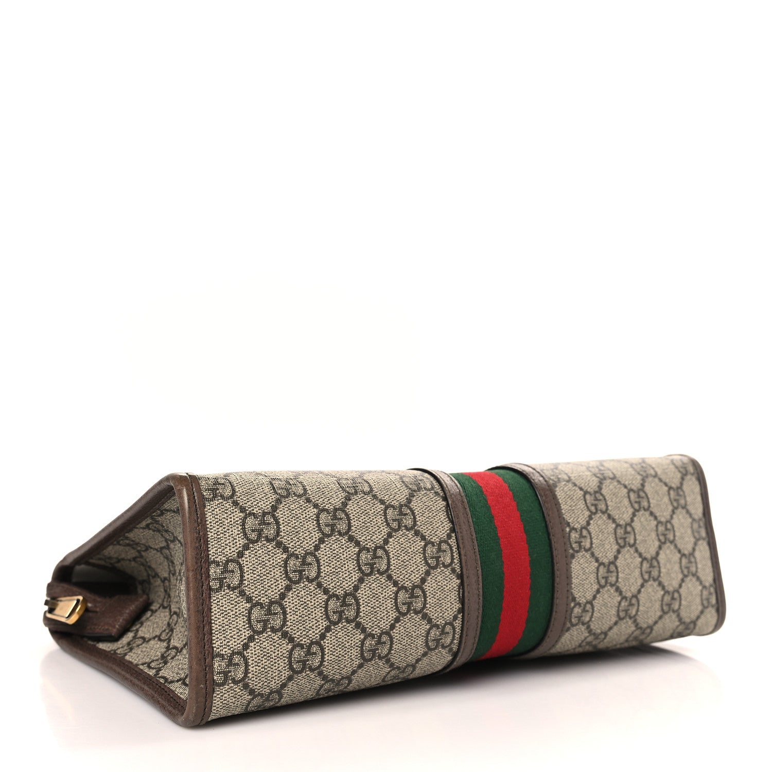 Gucci GG Supreme Monogram Web Ophidia GG Toiletry Case Beige New Acero 4 of 10