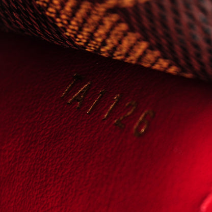 Louis Vuitton Damier Ebene Emilie Wallet Red 7 of 7