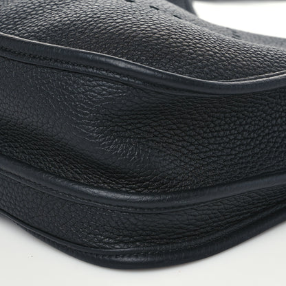 Hermes Taurillon Clemence Evelyne III PM Black 9 of 9