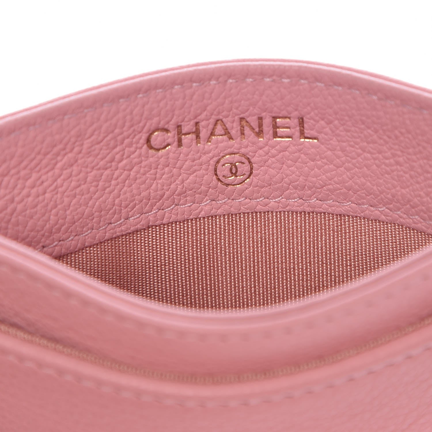 Chanel Calfskin CC Timeless Card Holder Pink 6 of 9