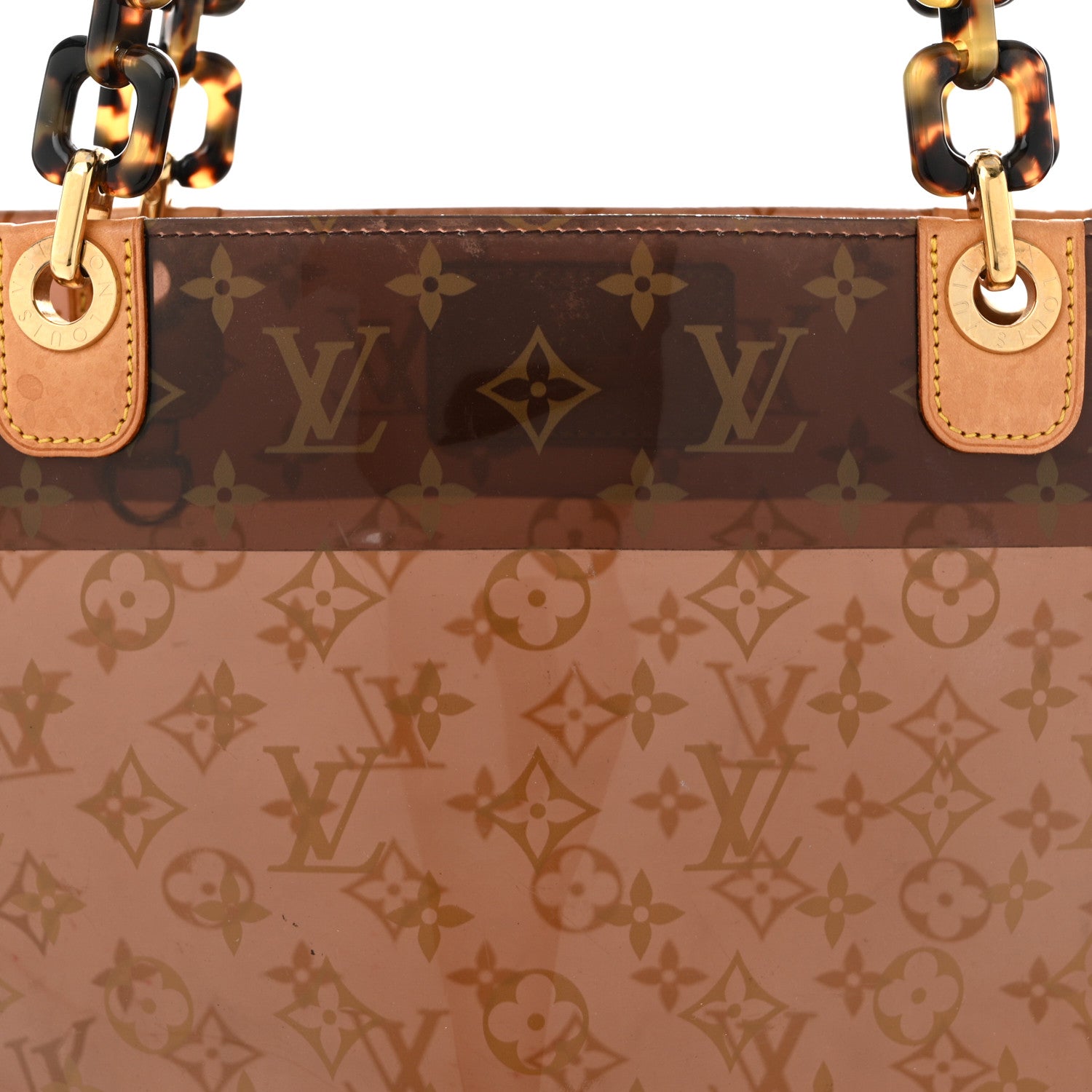 Louis Vuitton Vinyl Cabas Sac Ambre MM 8 of 15