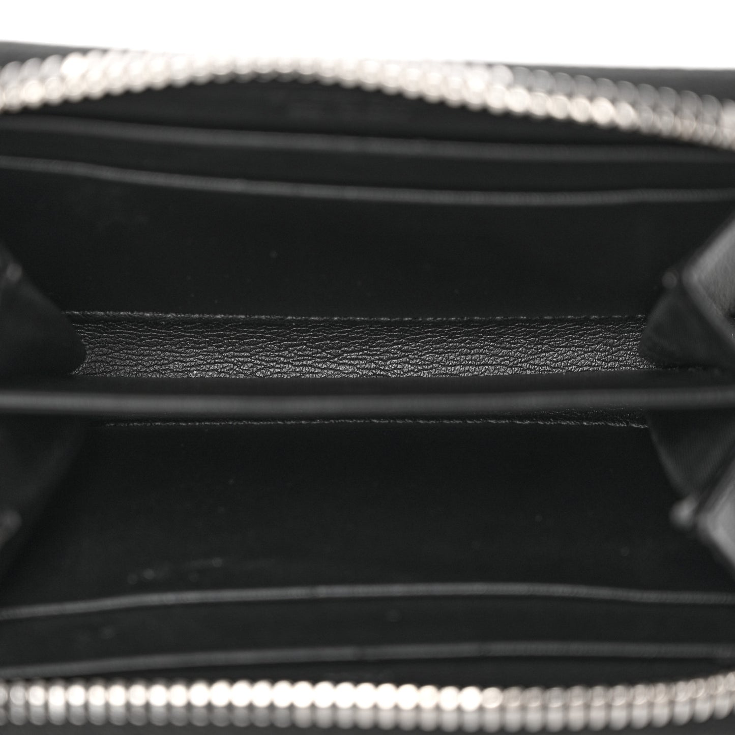 Textured Coated Canvas Iconic Bambi Print Mini Zip Wallet Black