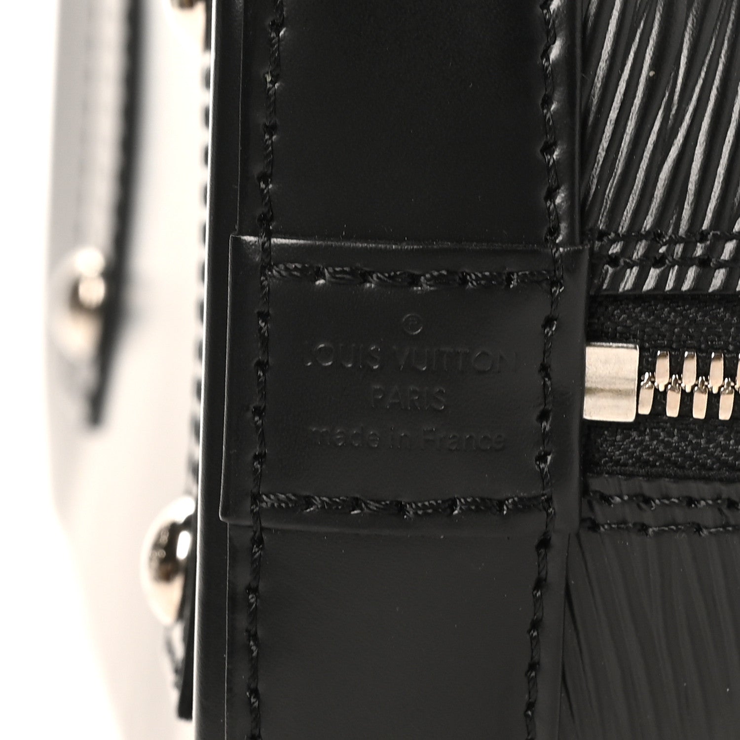 Louis Vuitton Epi Alma BB Black 6 of 9