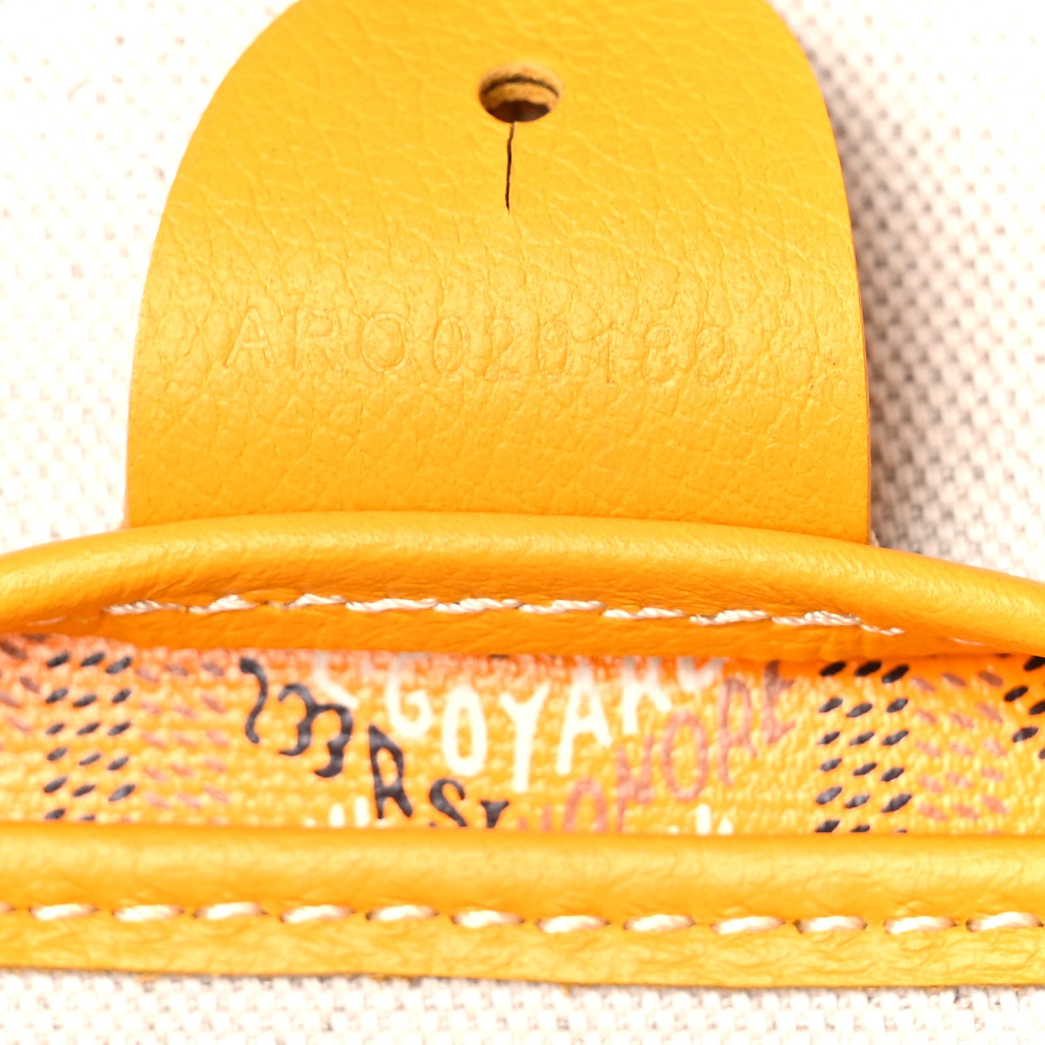 Goyard Goyardine Artois MM Yellow 7 of 10
