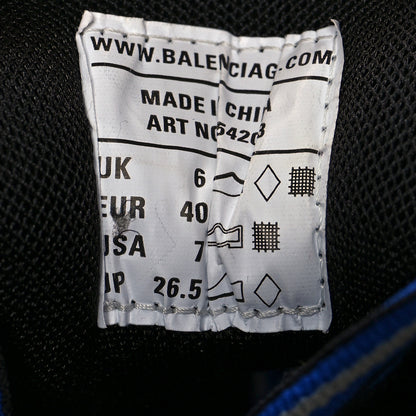 Balenciaga Mesh Nylon Mens Track Sneakers 40 Black Yellow Blue 7 of 7