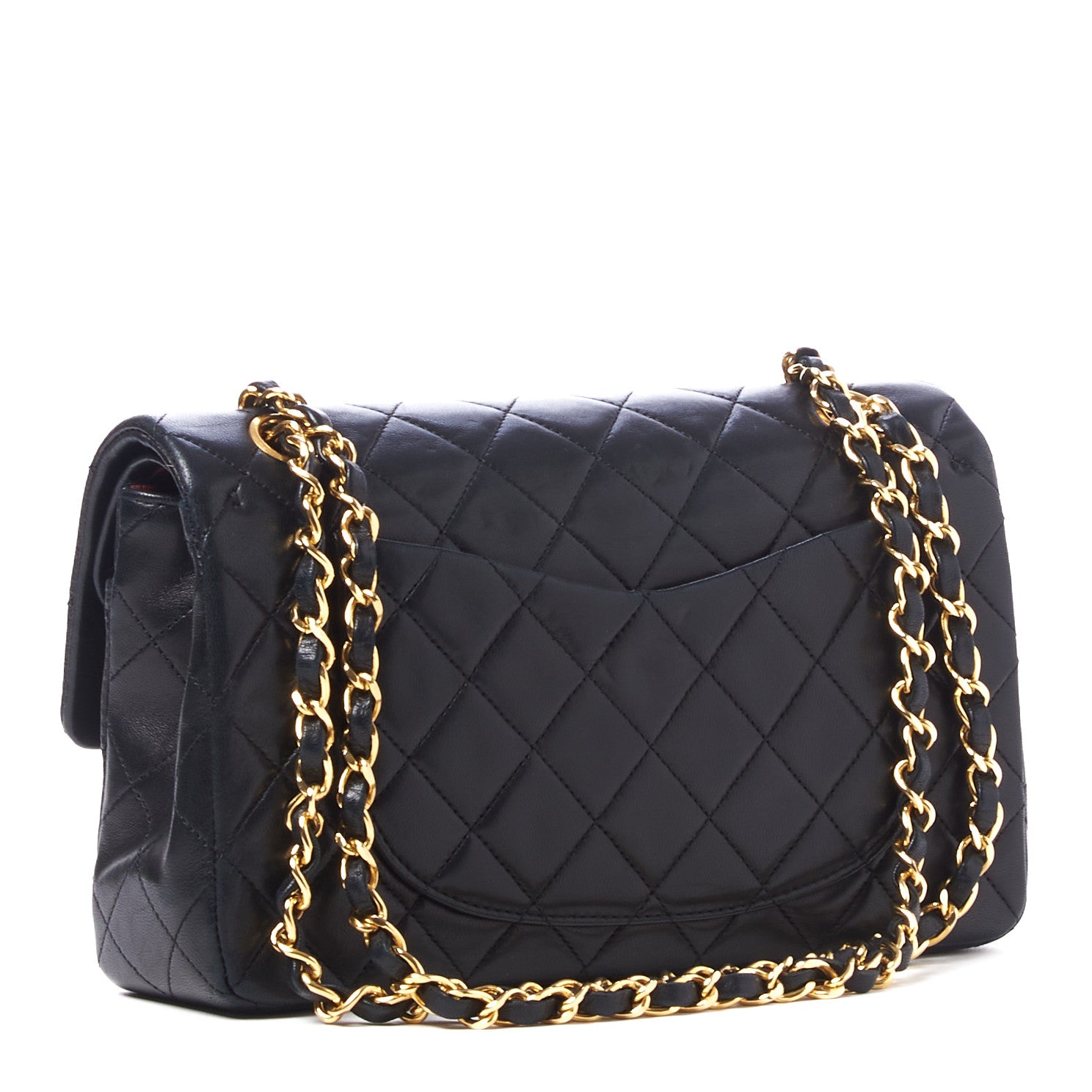 Chanel Lambskin Quilted Small Double Flap Black 3 of 10