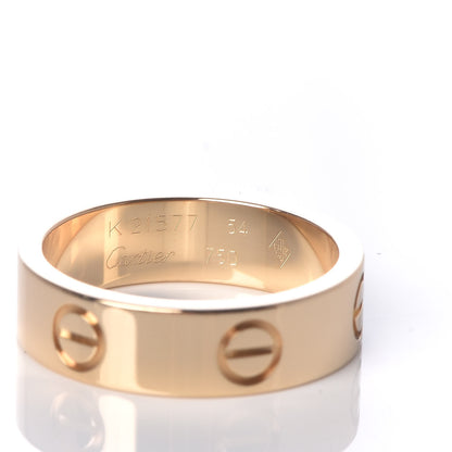 Cartier 18K Yellow Gold 5.5mm LOVE Ring 54 6.75 4 of 4