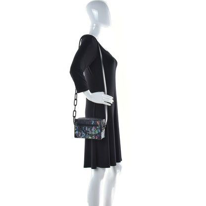 Louis Vuitton Monogram Eclipse Flower Print Mini Soft Trunk 2 of 9