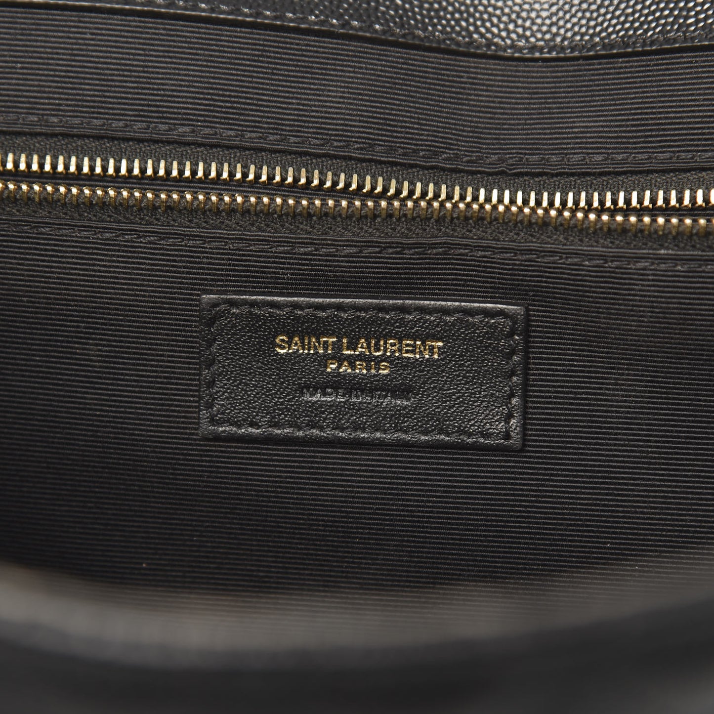 Grain De Poudre Large Tri-Quilt Monogram Satchel Black