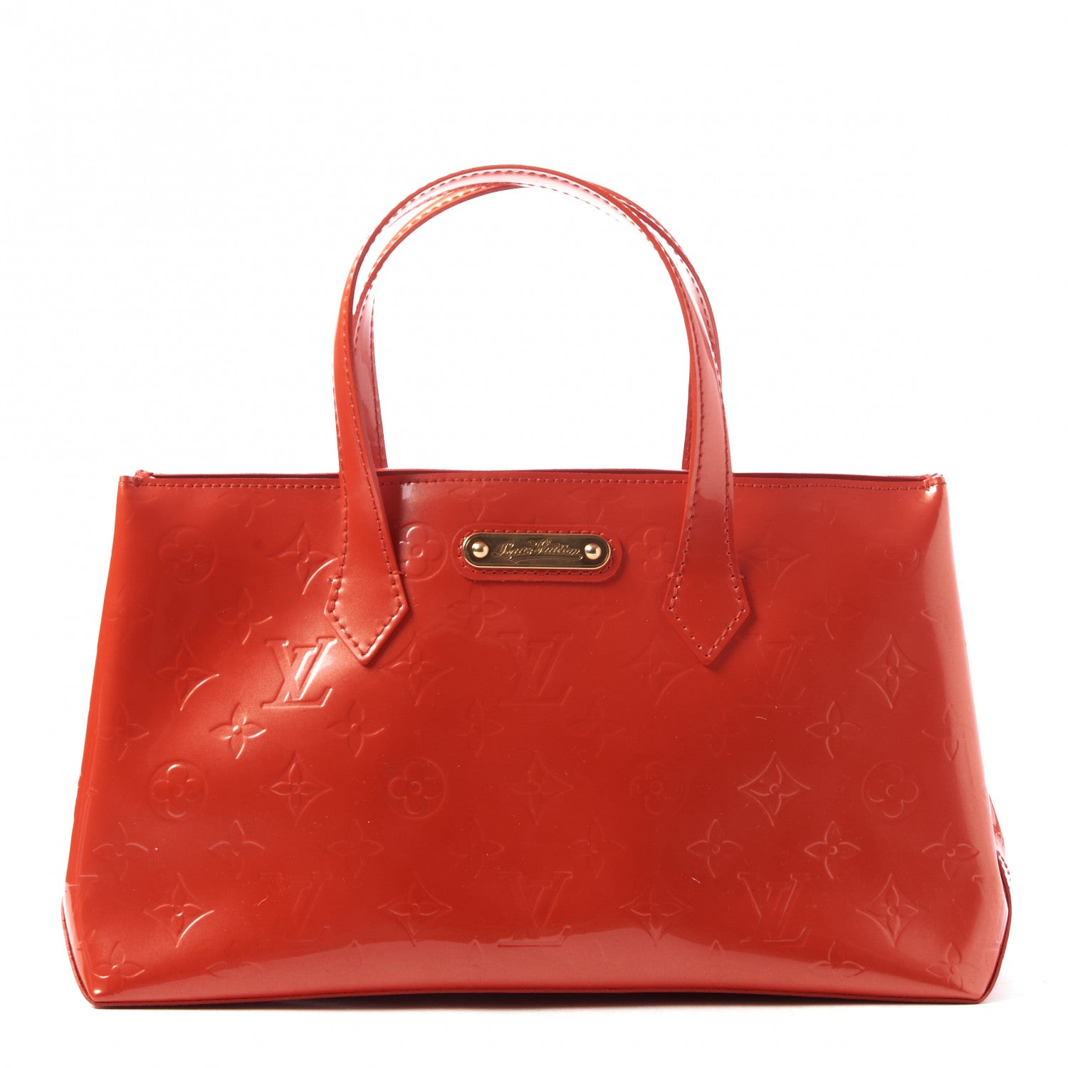 Louis Vuitton Vernis Wilshire PM Orange Sunset 1 of 8