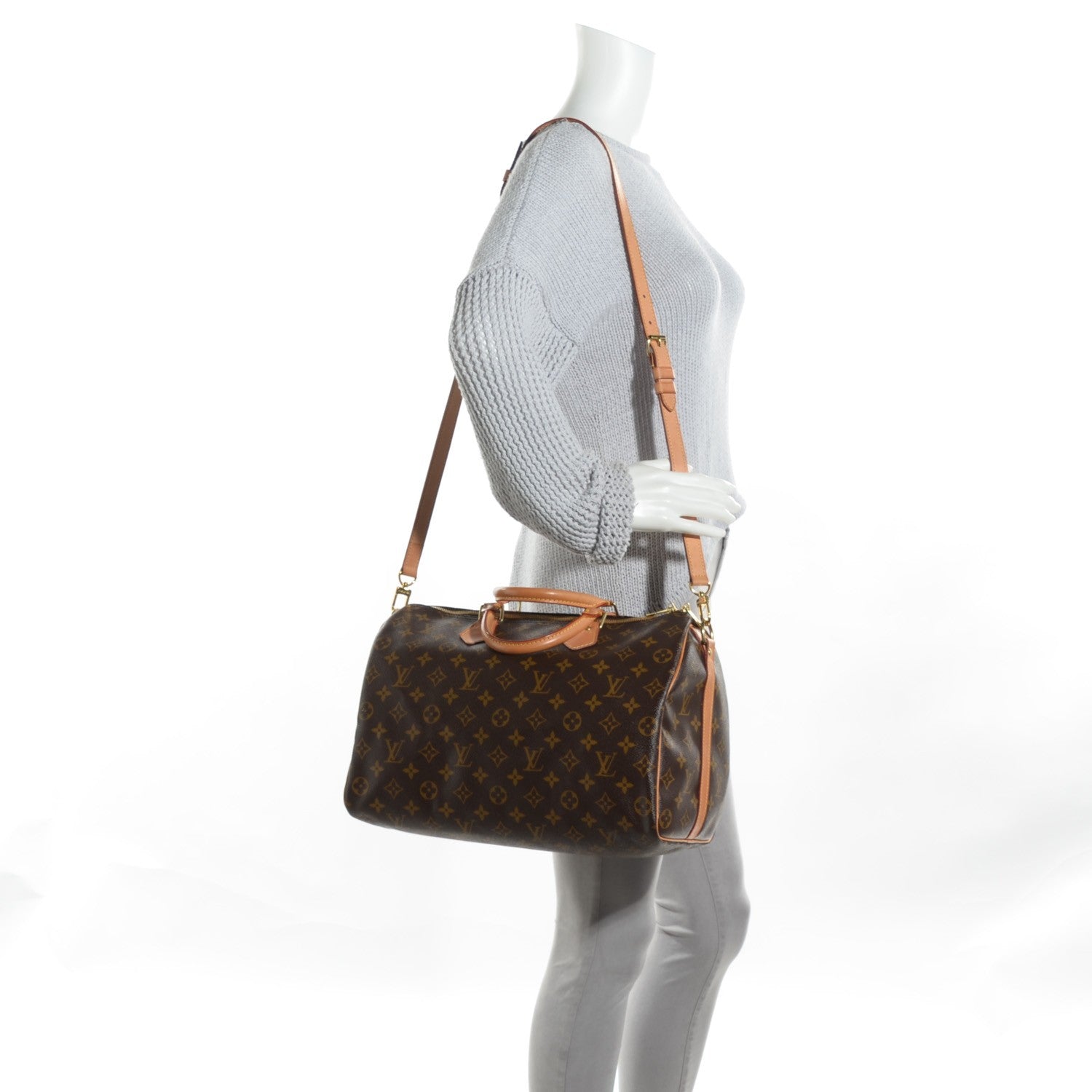 Louis Vuitton Monogram Speedy Bandouliere 35 2 of 7