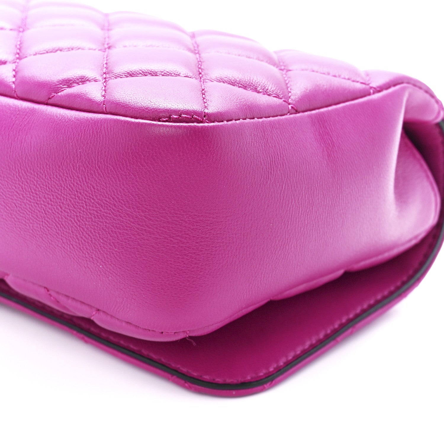 Versace Nappa Quilted Small Medusa Chain Crossbody Pink 12 of 12