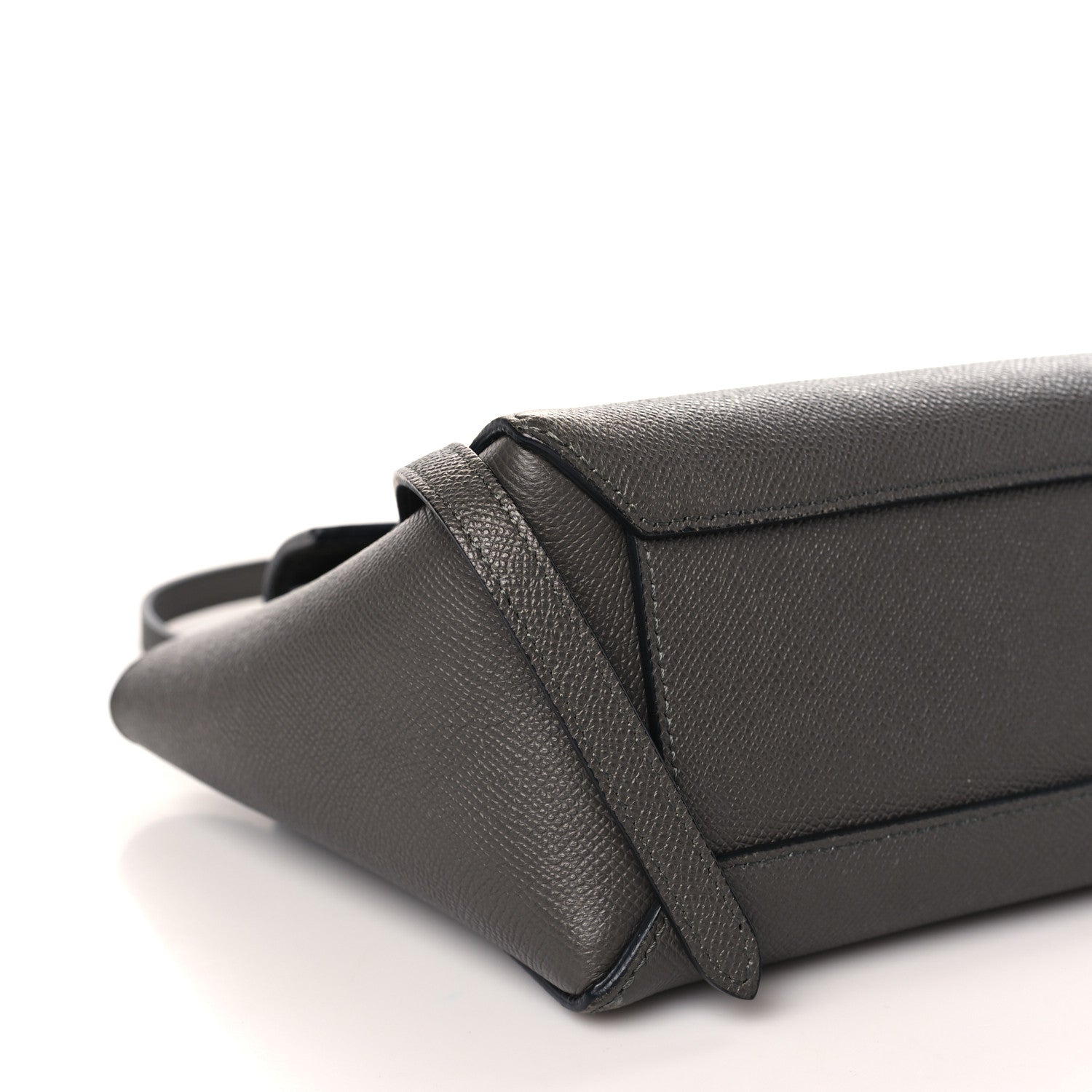 Celine Grained Calfskin Nano Belt Bag Grey 8 of 9