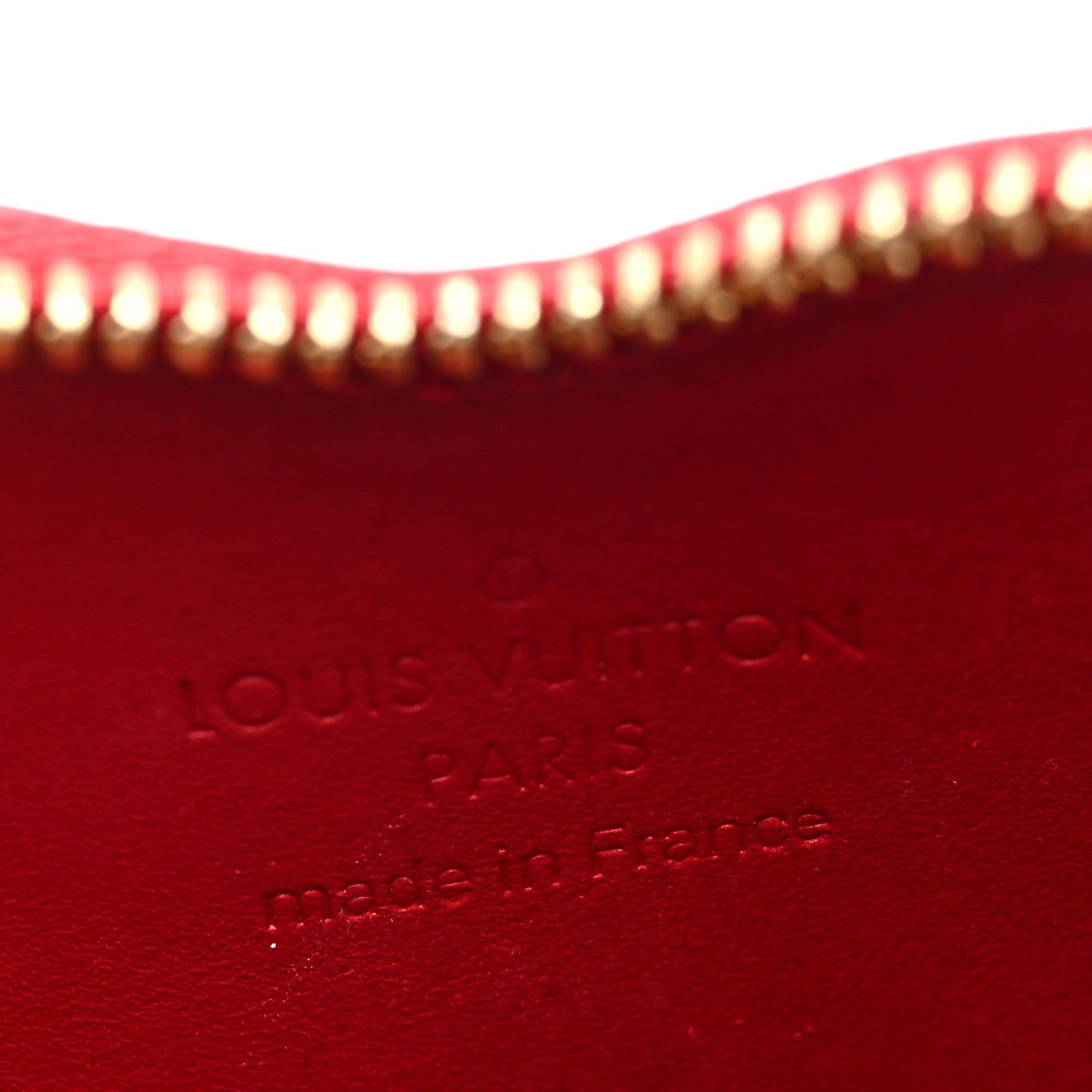 Vernis Rayures Coeur Heart Coin Purse Pomme D'Amour