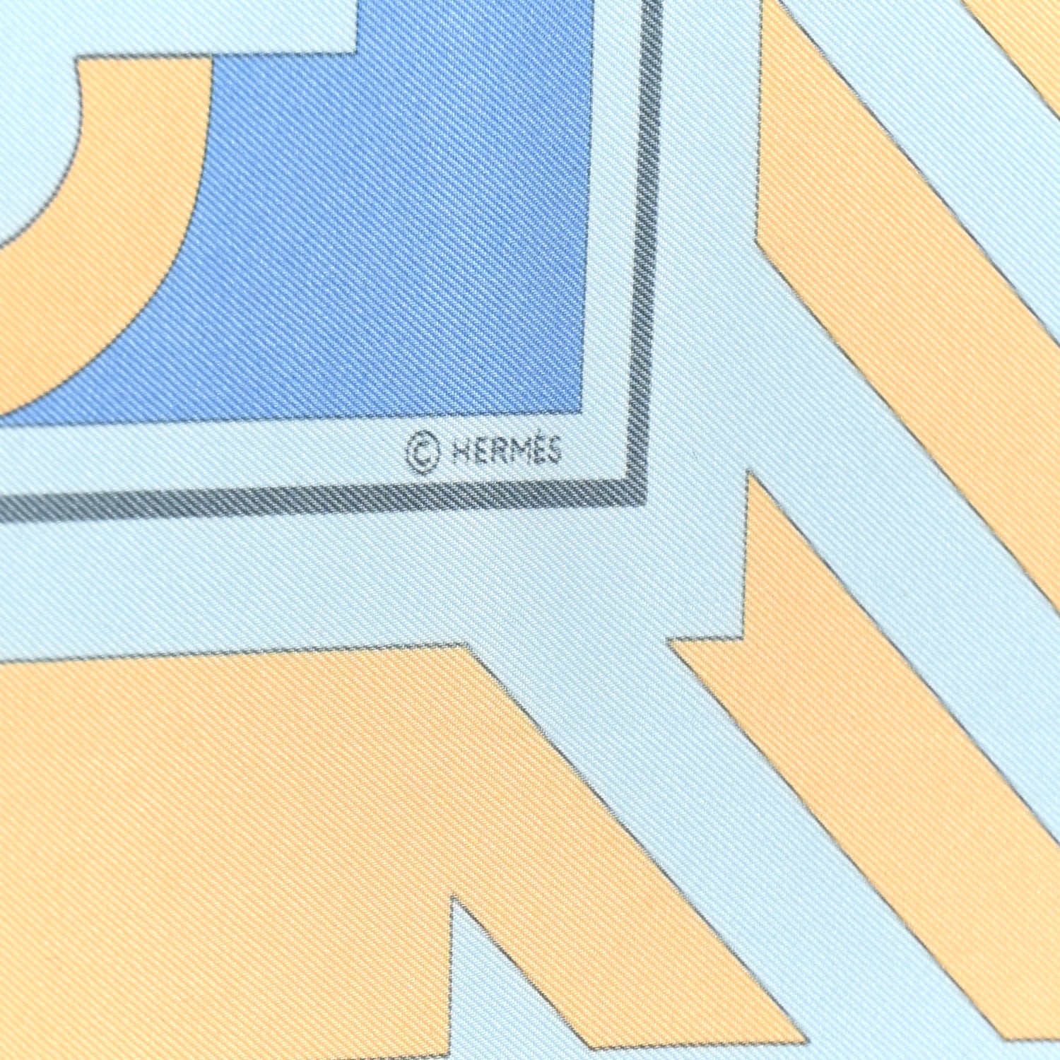 Hermes Silk Puzzle Scarf 90 3 of 13