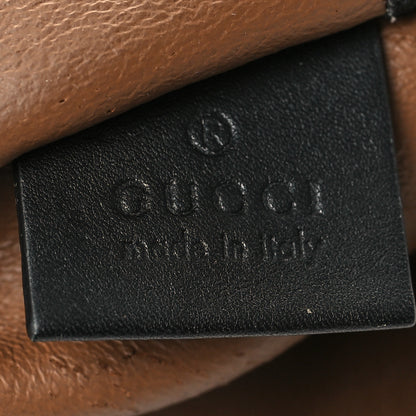 Gucci Suede Patent Maxi Rajah Chain Tote Nocciola Black 8 of 13