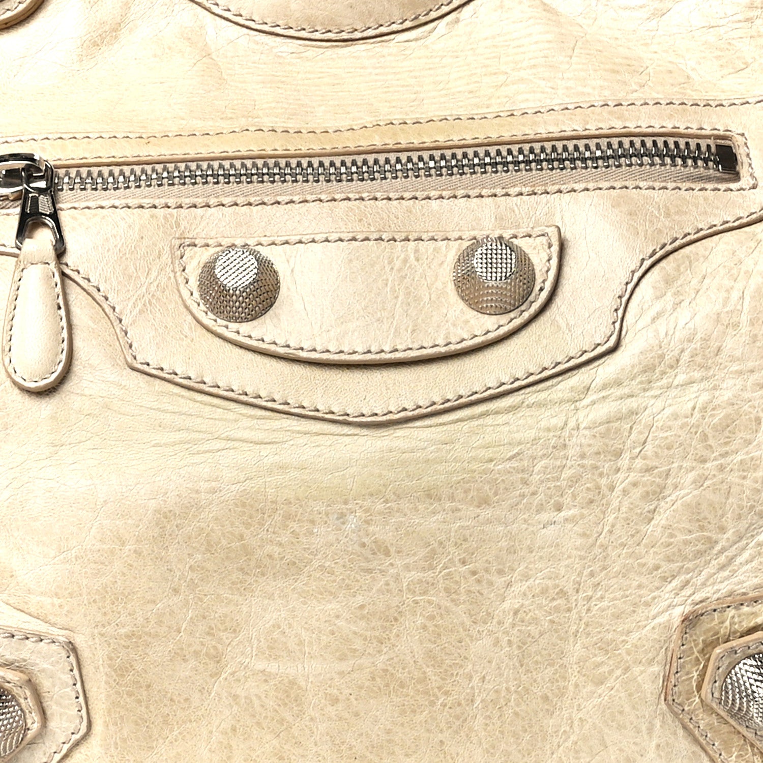 Balenciaga Agneau Giant 21 Silver Hardware Folder Sahara 9 of 14