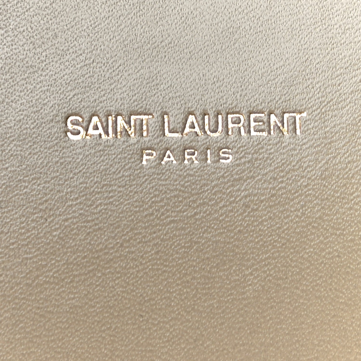 Saint Laurent Lambskin Matelasse Chevron Large Monogram Satchel Beige 7 of 15