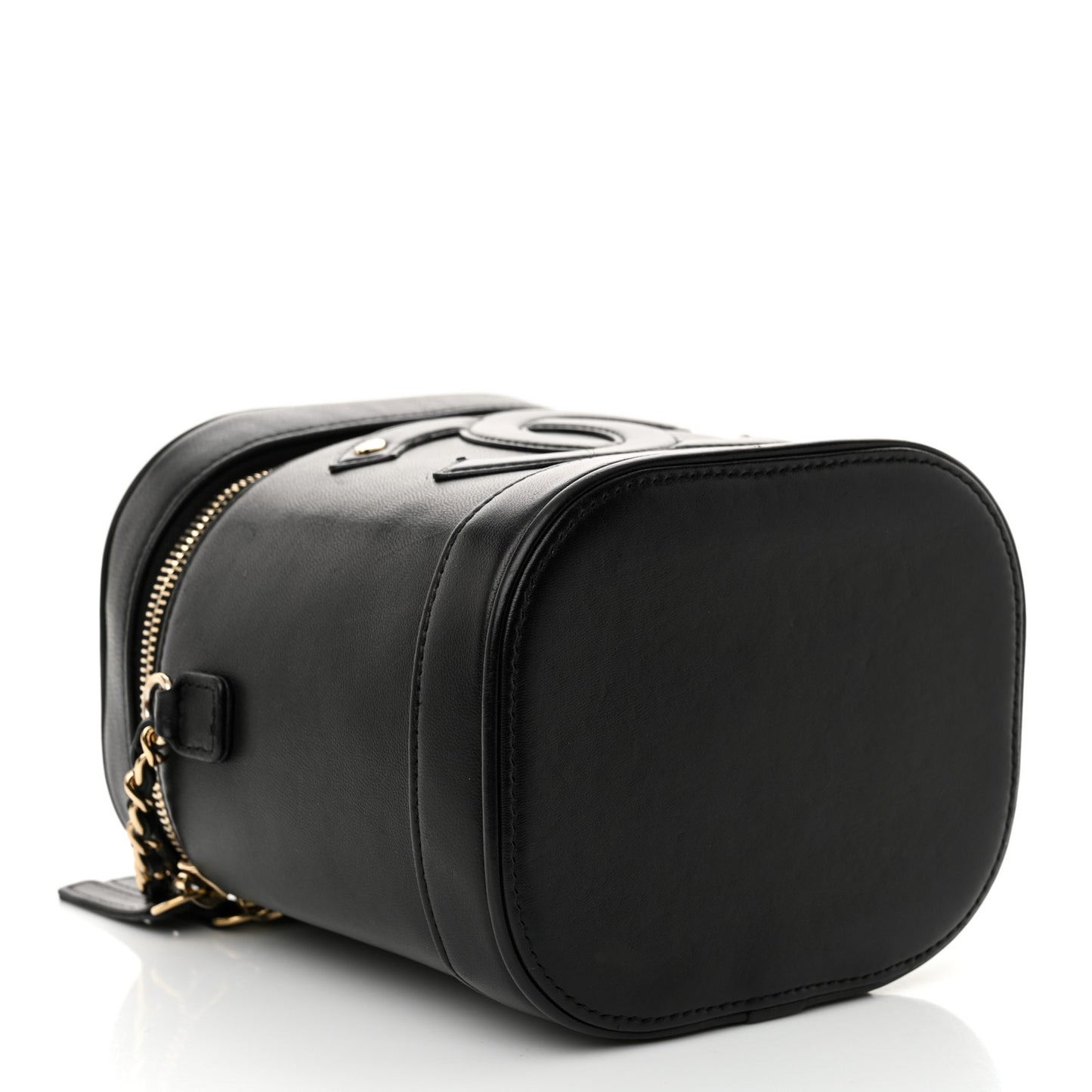 Lambskin Timeless Vanity Cosmetic Case Black
