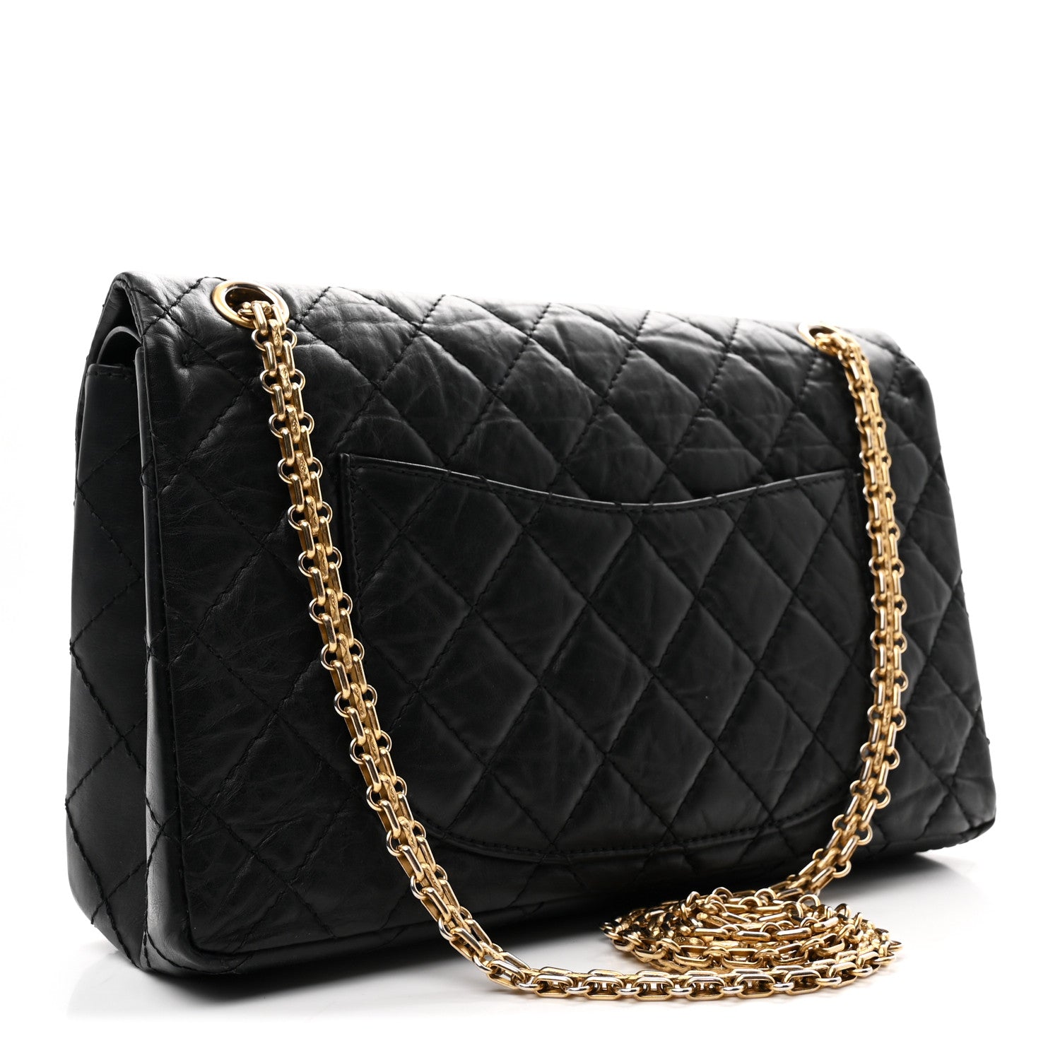Chanel Aged Calfskin Quilted 2.55 Reissue 226 Flap Black 3 of 10