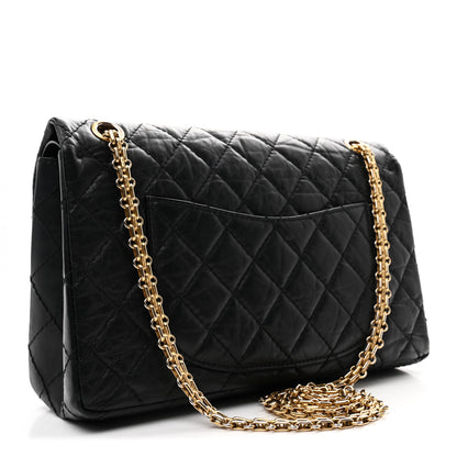 Chanel Aged Calfskin Quilted 2.55 Reissue 226 Flap Black 3 of 10