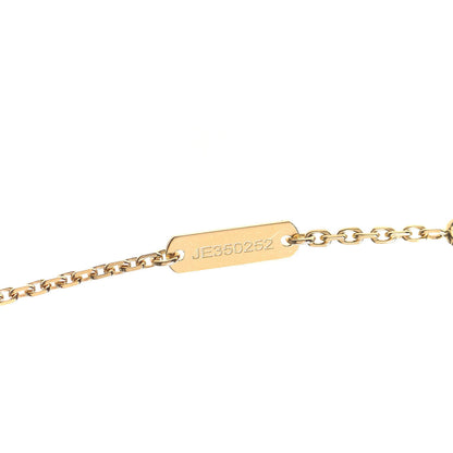 Van Cleef & Arpels 18K Yellow Gold Black Onyx Vintage Alhambra Pendant Necklace 4 of 5