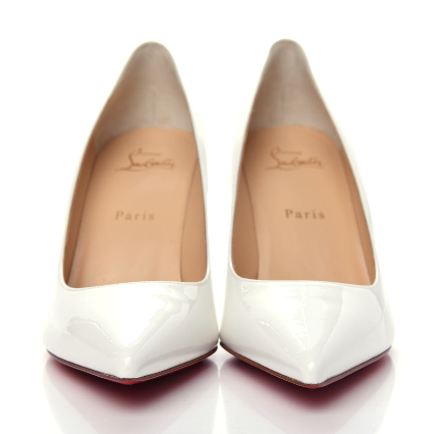 Patent Kate 85 Pumps 39 White