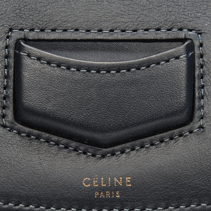 Celine Smooth Calfskin Small Trotteur Navy Blue 6 of 7