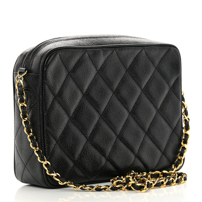 Chanel Caviar Quilted Camera Case Black 3 of 13