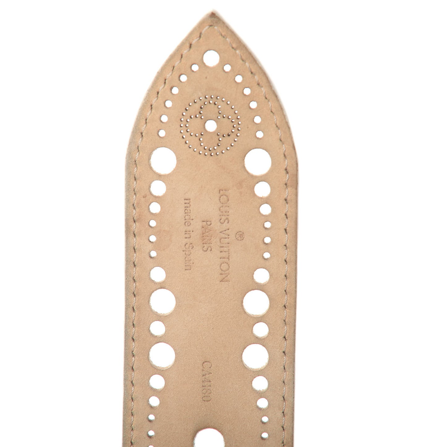 Nomade Perforation Belt 85 34 White