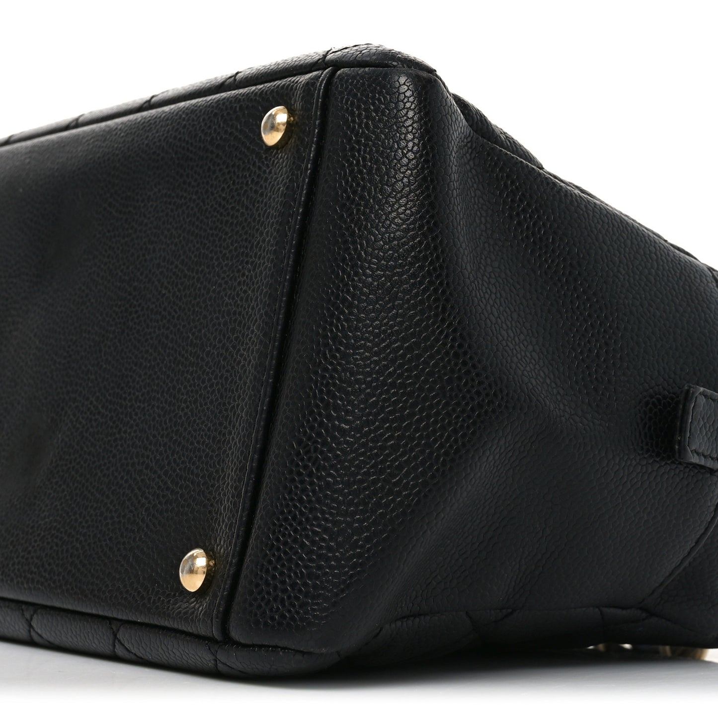 Caviar Quilted Petit Timeless Tote PTT Black