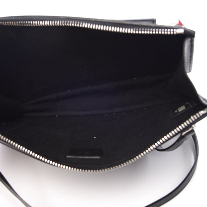Fendi Vitello Dolce Studded Mini 2Jours Pouch Black Multicolor 13 of 15