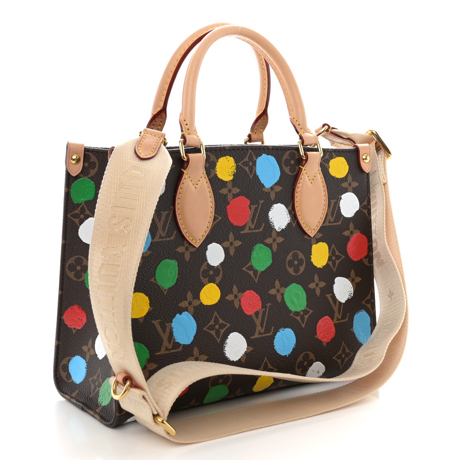 Louis Vuitton LV X YK Monogram Dots Onthego PM Multicolor 3 of 10