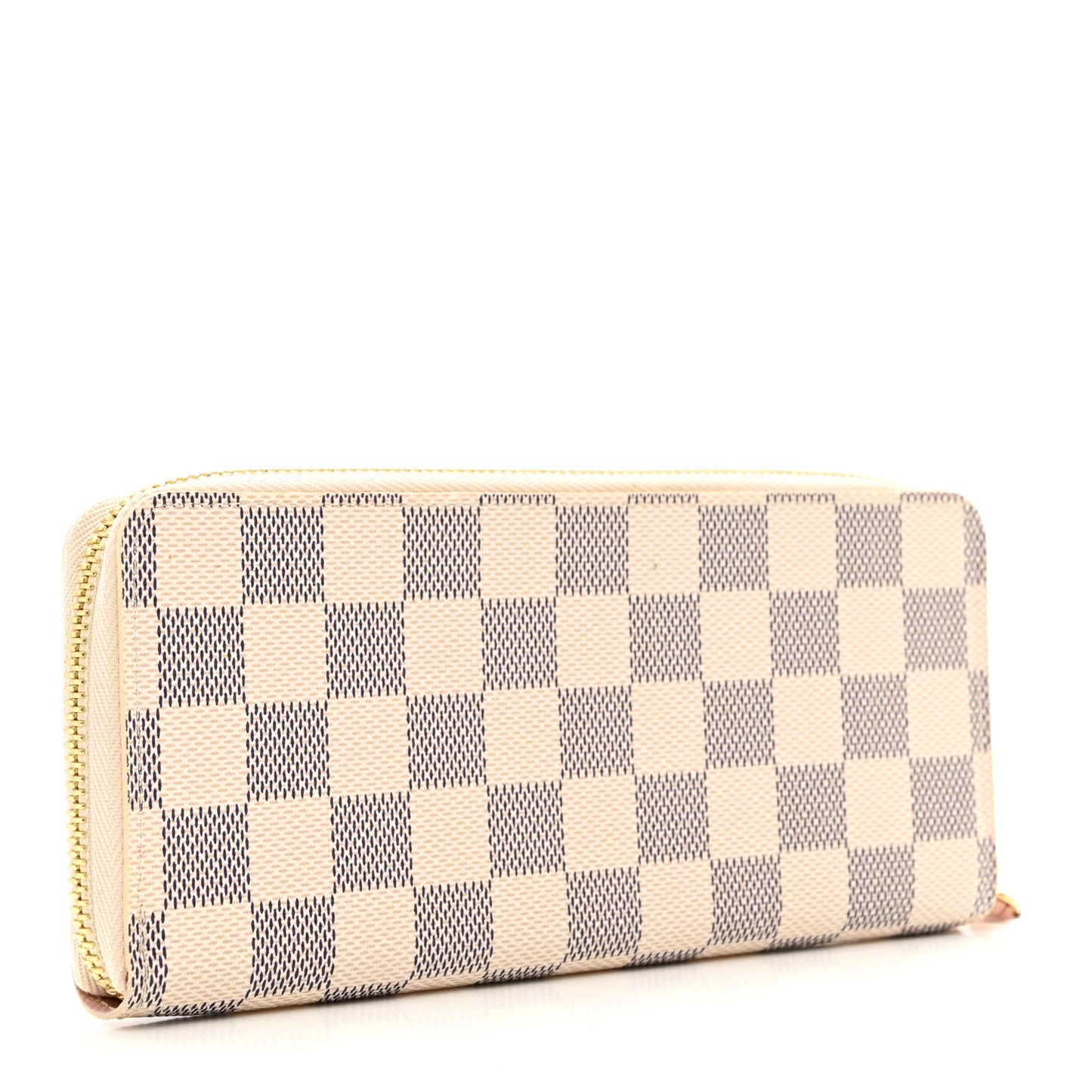 Damier Azur Clemence Wallet Rose Ballerine